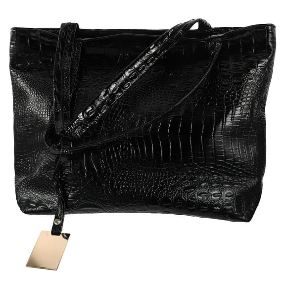 OUNONA Golden Bag Black Wallet Suitable for Women