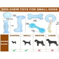 thumbnail image 3 of Dosaele 6pcs Small Dog Chew Toys Set  Cute And Durable Teething Toys For Small Dogs  Interactive Soft Toys, 3 of 7