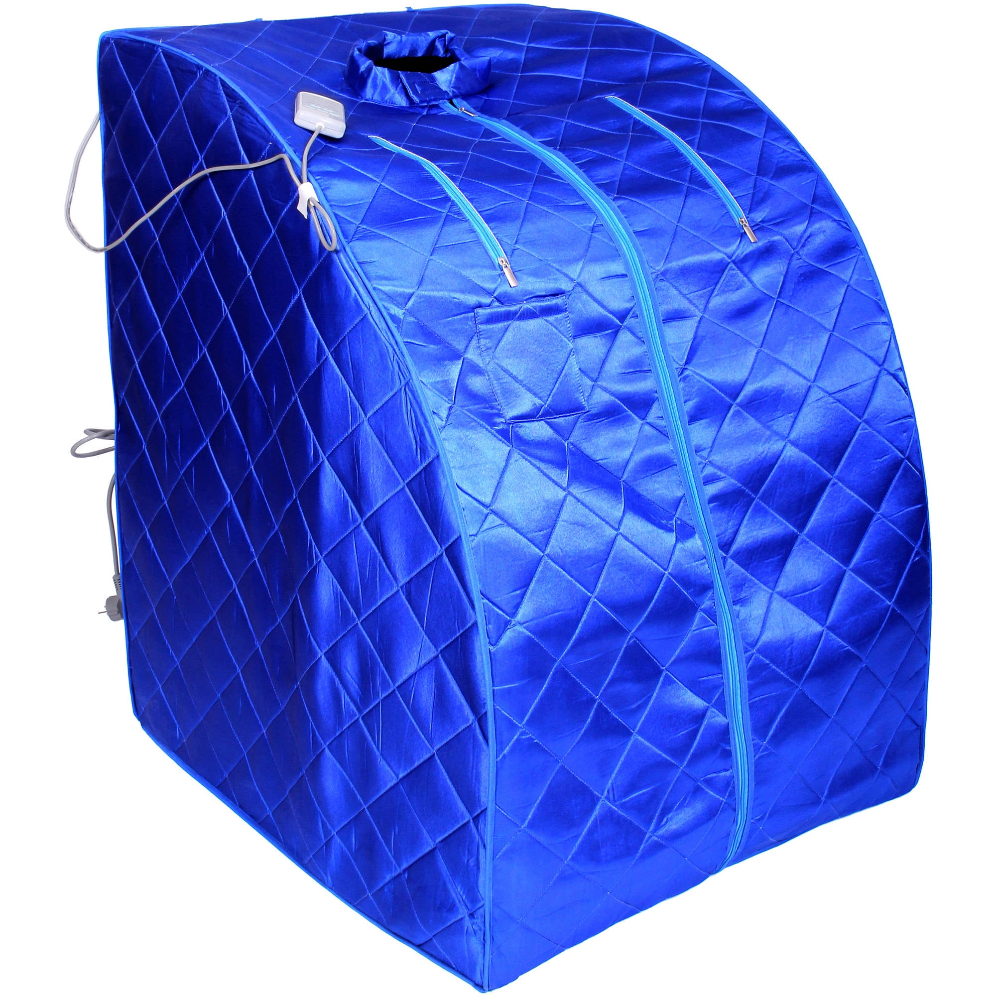ALEKO PIN11BL Personal Folding Portable Home Infrared Sauna with Folding Chair and Foot... by ALEKO