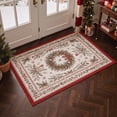 thumbnail image 4 of KUETH 2'x10' Christmas Washable Runner Rug, Non-Slip Rugs for Long Hallway, Corridor, Kitchen and Entryway, Beige, 4 of 8