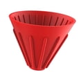 thumbnail image 3 of LOVIVER Cône de Goutteur en Silicone pour Café Maison Bureau Camping RV Rouge, 3 of 6