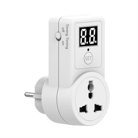 

FAIOIN Electric Digital Countdown Timer Switch for Time Control Telephone Battery Electric Vehicle Charging Countdown Timer Soc