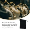 thumbnail image 4 of Ruiboury Jewelry Bags Cloth Pouch Comfortable with Durable Drawstrings Party Favors Wedding Accessories Ornamental Home Clothing Packet Type B, 4 of 6