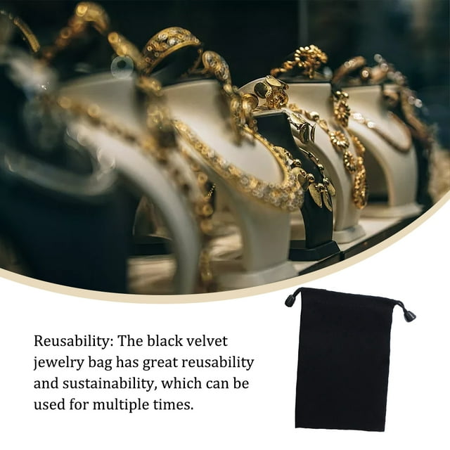 Jewelry Bags Cloth Pouch Comfortable with Durable Drawstrings Party Favors Wedding Accessories Ornamental Home Clothing Packet Type B