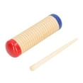 thumbnail image 3 of Wooden Guiro, Stimulate Imagination Cultivate Hands On Ability Guiro Music Instrument Red Blue  For Kindergarten, 3 of 8