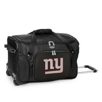 MOJO Black New York Giants 22" 2-Wheeled Duffel Bag