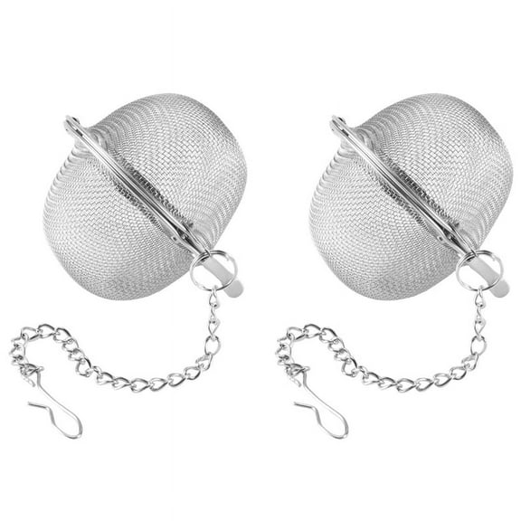 1 pair x tea ball-Silver