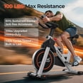 thumbnail image 3 of YOSUDA Magnetic Stationary Bike – Indoor Cycling Bike with 350 lbs Weight Capacity, Comfortable Seat Cushion & Bluetooth, 3 of 11