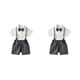 thumbnail image 4 of Minnieouse Camisa de manga corta de verano para niños, conjunto de pantalones, fiesta, banquete, boda, pajarita para niños, ropa, pantalones Type9 NO9, 4 of 6