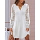 thumbnail image 5 of Vestidos de Otoño para Mujer, de Encaje, Larga, Elegantes, Ajustados, para Fiestas Formales S, 5 of 8