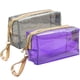 thumbnail image 1 of Laklulu Bolsas de almacenamiento impermeables Bolsa de aseo con cremallera transparente de PVC con asa, 1 of 6