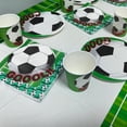 thumbnail image 4 of Mantel desechable para balón de fútbol, vajilla para decoración de cumpleaños, 4 of 5