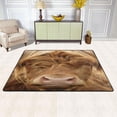 thumbnail image 2 of Dreamtimes Highland Cow Cattle Head Non-Slip Area Rug Funny Animal Floor Carpet Comfort Floor Mats Decor for Indoor Front Porch,Living Room, Bedroom,Kitchen, 36"x24", 2 of 5