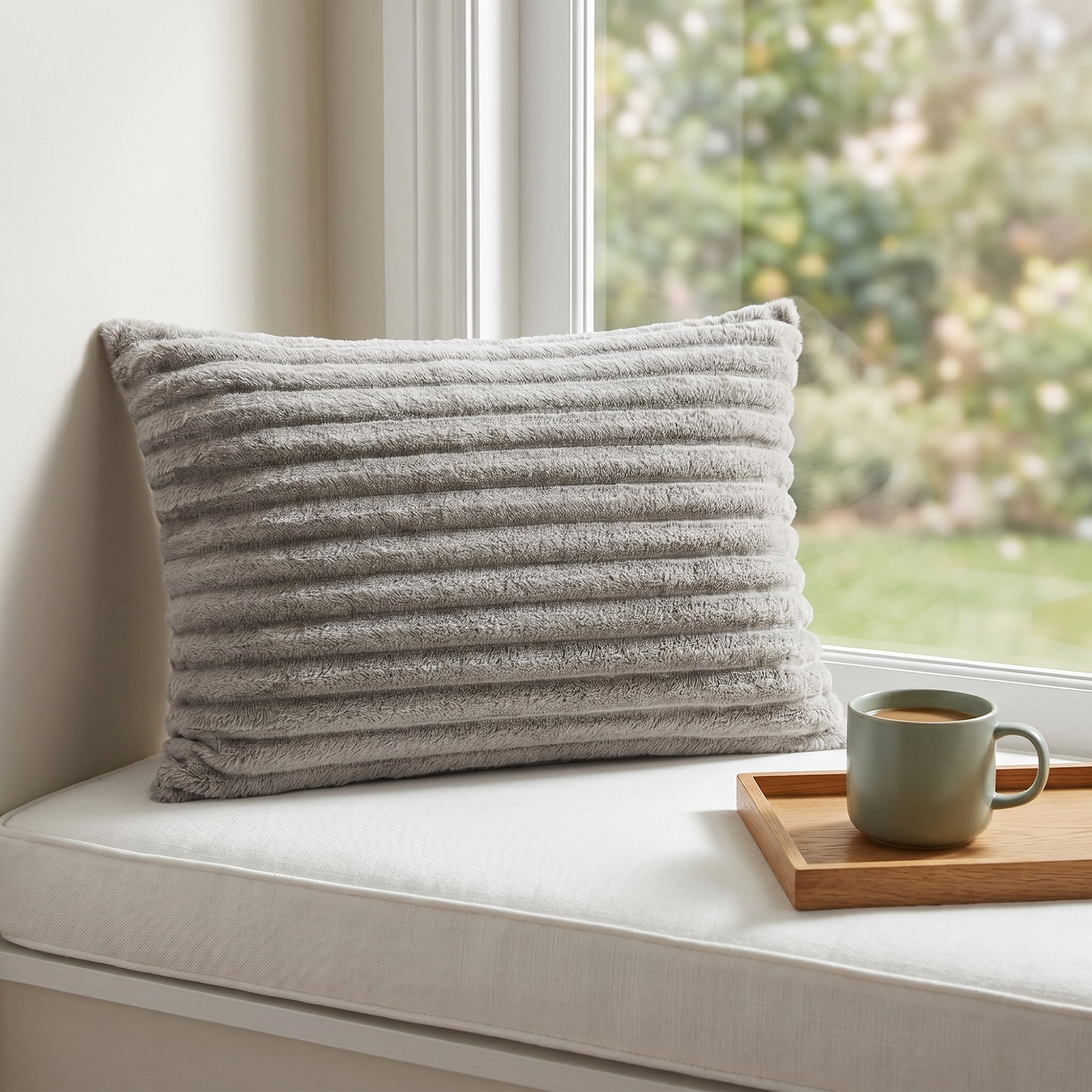 Unique Bargains 2 Pack Polyester Envelope Closure Durable Bedding Pillowcases Light Gray