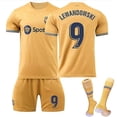 thumbnail image 1 of Lewandowski #9 Jersey Fc Barcelona 22/23 Season Men's Soccer T-shirts Jersey Set-- BmatwkZeng Bmatwe Jersey, 1 of 3