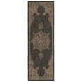 thumbnail image 2 of Rugs.com Outdoor Traditional Collection Rug – 6 Ft Runner Charcoal Gray Flatweave Rug Perfect For Hallways, Entryways, 2 of 5