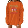 thumbnail image 2 of Ruimatai Mode Femmes Casual Noël Imprimé Col Rond Manches Longues Sweat-Shirt Tops Blouse, 2 of 4