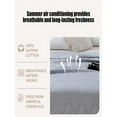 thumbnail image 5 of syligr Cotton Quilt Lightweight Summer Comforter Queen Size Soft Breathable Bedspread Coverlet Washable Quilted Throw Blanket for Bed, 5 of 8