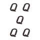 thumbnail image 2 of Letras de Metal Yuarrent negras letrero para casa placa para puerta fácil de instalar, 2 of 6