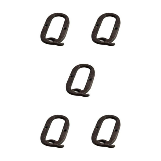 maskred Metal House Number Plaque Durable And Rustproof Easy To Install Impeccable Door Decoration Metal Letters House Numbers B17--Q 5Set