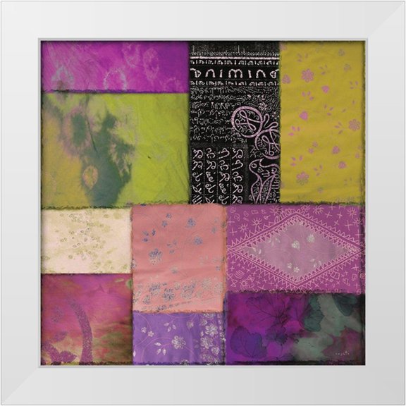 Sophie 6 12x12 White Modern Wood Framed Museum Art Print Titled - Java II