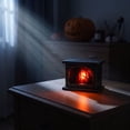thumbnail image 6 of Small Electric Fireplace, Fireplace Mantel Decor, Warm Night Light, Ambient Lighting for Living Room, 3X2.5X2 in Mini Simulated Fireplace Lantern Decorative Ornament Prop with, 6 of 8
