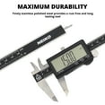 thumbnail image 4 of NEIKO 01401A 6-Inch Electronic Digital Caliper, Stainless Steel, Extra Large LCD Screen, Measurement Conversions for Inches, Millimeters, and Fractions, 4 of 8