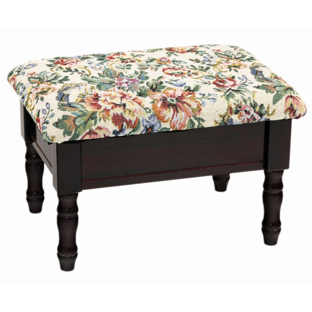 Home Craft Footstool with Storage, Multiple Colors