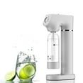 thumbnail image 3 of Culinary Chef Effortless Soda Maker - Eco-Friendly, Electricity-Free, with Reusable Bottle - White, 3 of 7