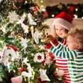thumbnail image 4 of Billuyoard Colgante de árbol de Navidad, vacaciones de Navidad, hogar, oficina, casa de campo, ventana de pared, dormitorio, sala de estar, Kits de decoración para fiestas 2 uds tipo 1, 4 of 6