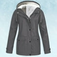 thumbnail image 2 of Women's Plus Size Winter Jacket Windproof Hooded Outdoor Hiking Coat Warm Thermal Insulated, 2 of 2
