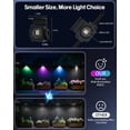 thumbnail image 4 of Permanent Outdoor Lights 150Ft 90LEDs, Smart RGB-IC Year Round Eave Deck Fence Outside Lights with Remote & App Control, Multicolor & White Individual DIY LED Christmas Holiday Decor, 4 of 10