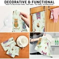 thumbnail image 7 of GZHJMY Cartoon Cute Owl Kitchen Dish Towels 4 Piece,Absorbent Soft Dishcloths Towels Reusable Hand Towels Quick Drying Cleaning Cloth, Tea Towels,18" x 28" Washcloths Decorative Towels, 7 of 7