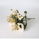 thumbnail image 1 of Xiao Hua 3 flores artificiales de girasol de otoño, flores falsas, flores artificiales para decoración de bodas, 1 of 5