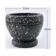 thumbnail image 2 of Wobythan Garlic Press, Mortar and Pestle, Easy to Clean Mini Garlic Grinding Tool Kitchen Tool Food, Squeezer Garlic Press (Granite Grain), 2 of 6