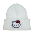 thumbnail image 3 of Sanrio-gorro de punto bordado de Hello Kitty para parejas, sombreros cálidos de otoño e invierno, figuras de Anime, regalos de cumpleaños, 3 of 4