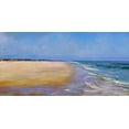 thumbnail image 2 of Gercken, Graham 32x18 Gold Ornate Wood Framed with Double Matting Museum Art Print Titled - Low Tide, 2 of 4