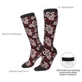 thumbnail image 5 of Picia Women Crew Soft Moisture-wicking Socks Snake And Rose Pattern Design Cotton Socks, One Size fit All, 5 of 9