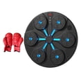 thumbnail image 3 of Máquina de boxeo musical, equipo de boxeo con almohadilla de perforación, con guantes, práctica de música, entrenador de boxeo, objetivo electrónico d Guantes negros para adultos, 3 of 8