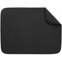 Mainstays Microfiber Dish Drying Mat Black