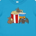 thumbnail image 4 of Inktastic Movie Loving Bats with Popcorn and Soda Boys or Girls Baby T-Shirt, 4 of 5
