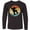 AB-Black, variant on Inktastic Snowboarding Retro Sunset Snowboard Long Sleeve Youth T-Shirt