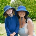 thumbnail image 4 of Jan & Jul Men and Women Sun Hat with Large Neck Flap and Adjustable Strap (Aqua-Dry Xplorer: Navy, L), 4 of 8