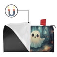 thumbnail image 2 of Halloween Horror Pumpkin Spooky Ghost Mailbox Covers,Magnetic 21x25.5 Inch Mailboxwrap Waterproof Durable Fall Welcome Box Wraps for Rustic Farmhouse Home Decor, 2 of 4