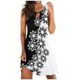 thumbnail image 2 of Summer Casual Floral Print Sleeveless Sundress, 2 of 7