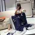 thumbnail image 2 of h Blanket Soft Fleece Throw Blanket: Soft Warm Portable Shawl Plush Throw Blanket Decorative Sofa Blanket for Home Decoration Leisure and Daily Use, 2 of 7
