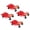 Red 4-pack, 2000 lbs per pack, 4.5mm Grain, 1 Pair of Gloves, variant on Heavy Duty Car Wheel Dolly Set – 4 Pack, 8000 lbs Capacity, 3" Steel Wheels with Brakes, Tire Protection, Perfect for Cars, Trucks, SUVs, ATVs, Garage Maintenance –4.5mm Grained, 1 Pair of Gloves