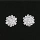 thumbnail image 4 of Pendientes completos de joyería para mujer con flores y personalidad, 4 of 6