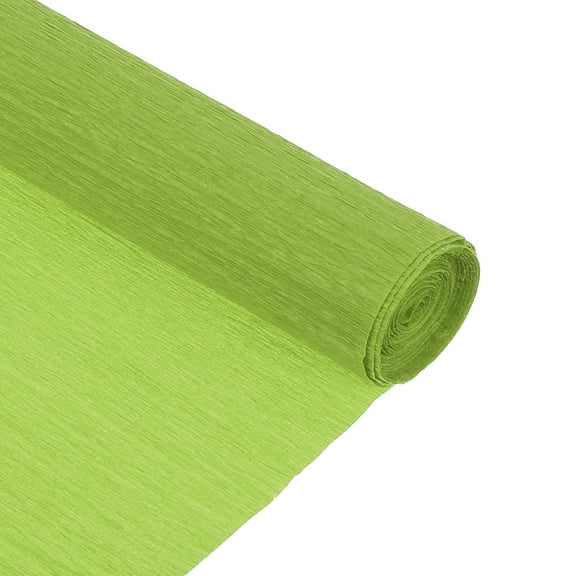 Uxcell Crepe Paper Roll 8.2ft Long 10 Inch Wide for Wedding Ceremony Various Large Festivals Decoration,Green