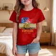 thumbnail image 2 of Yindaity Girl'S Memorial Day T-Shirt Boys Girls 4th of July T-Shirt American Flag Tees Kids Toddler Short Sleeve Tee Shirts(Red,3-4 Years), 2 of 5